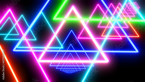 Abstract background multico...