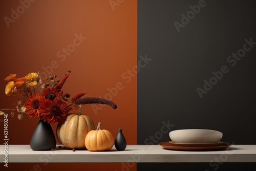 Preciosa decoración de mesa para fiesta de otoño, centro de mesa para thanksgiving