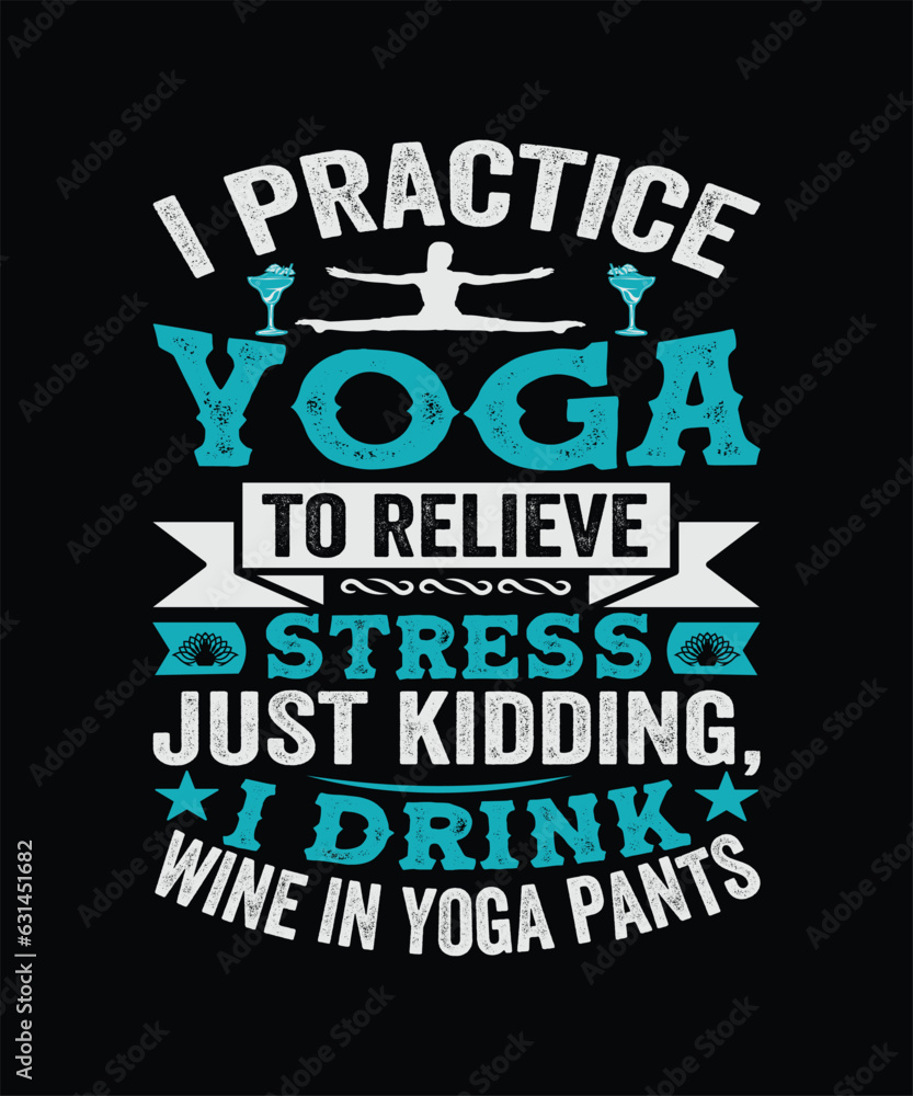 yoga t-shirt design, healthy, workout, typography, nature,