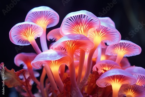 firework mushrooms photo