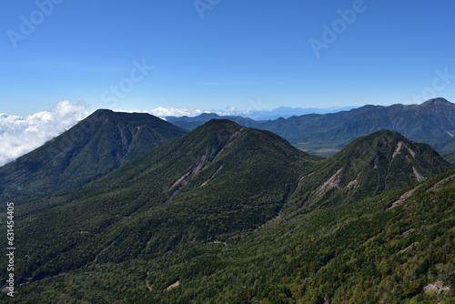 Climbing  Mount Nyoho  Tochigi  Japan