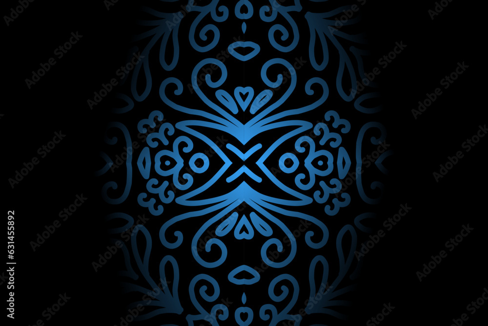 Beautiful classic design colourful background with flower leaf line art pattern of indonesian culture traditional batik Beautiful classic design colourful background with flower leaf line art pattern of indonesian culture traditional batik
