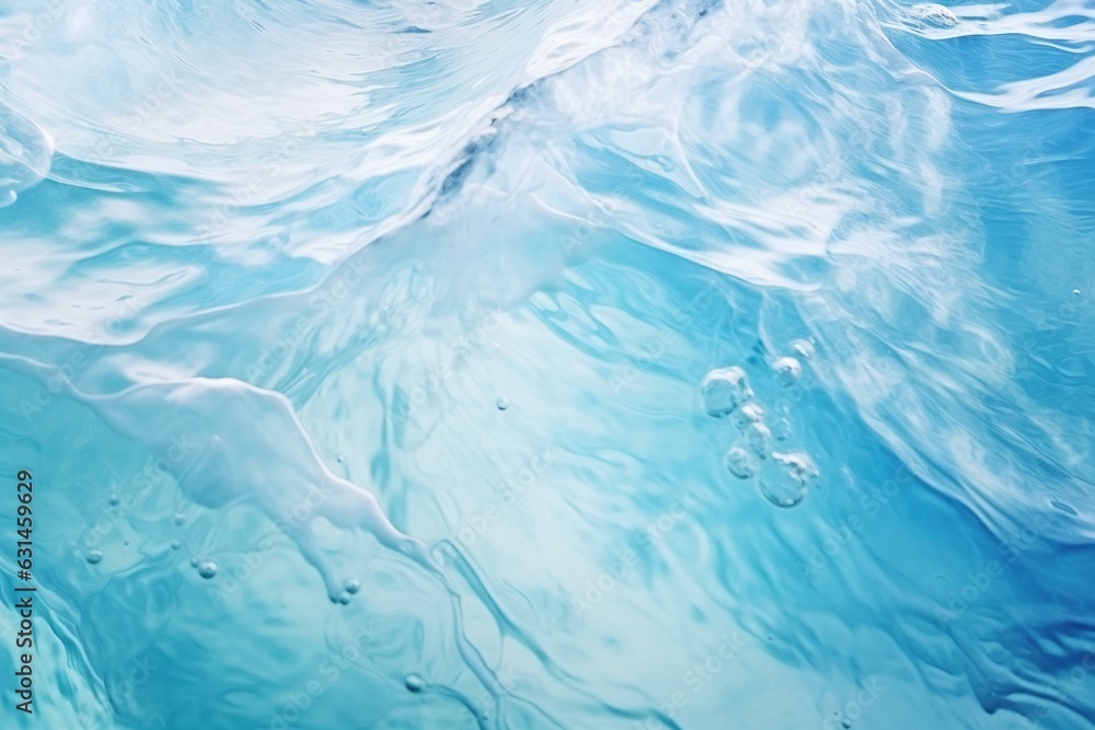 blue water background texture. Ai generative