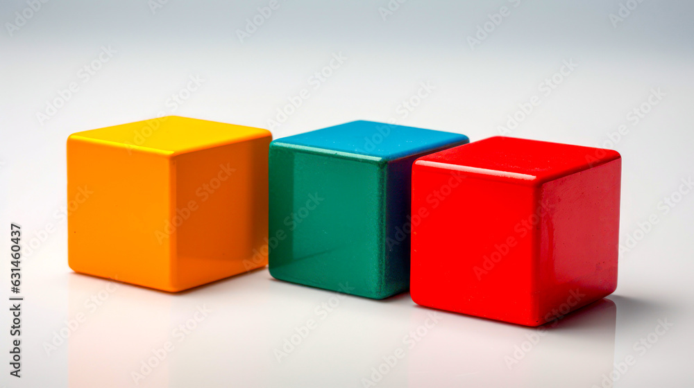 Fototapeta premium Bunte Spielwürfel