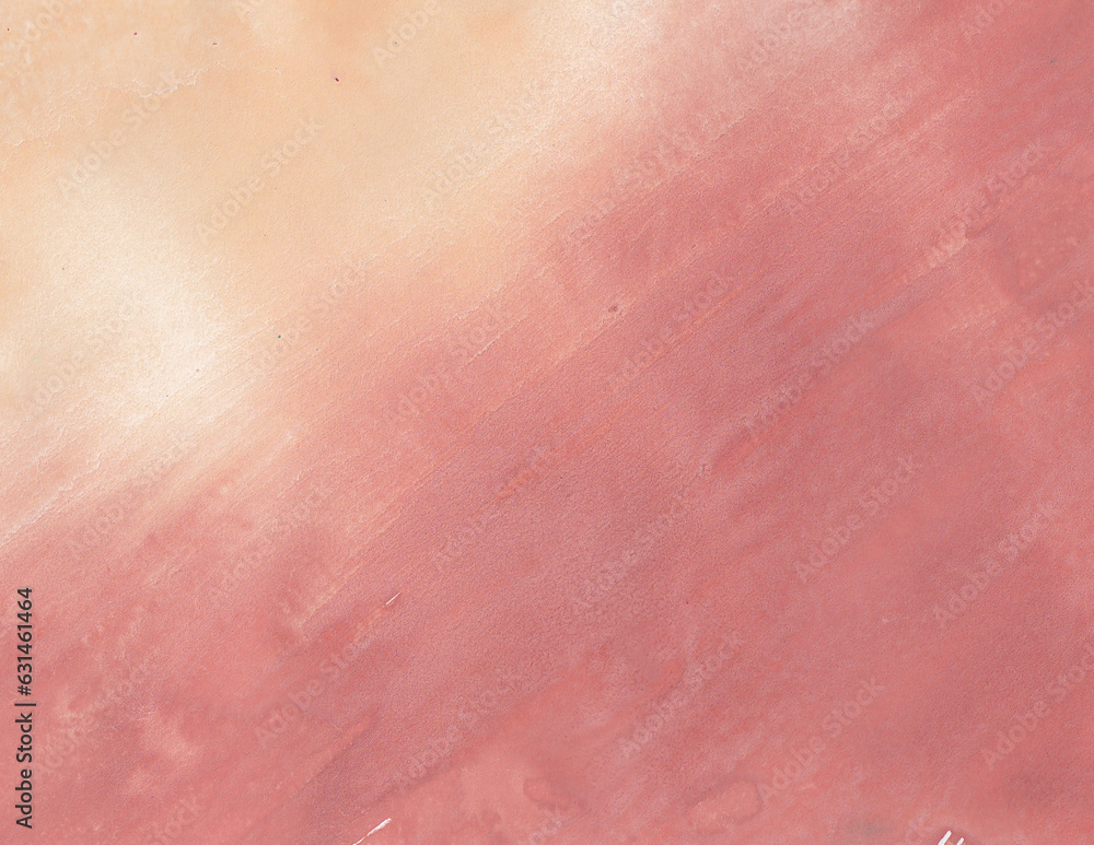 Fototapeta premium Beige to brown gradient watercolor texture background. Warm aquarelle backdrop design.