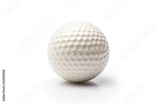 Golf ball isolated on white background. Generative Ai