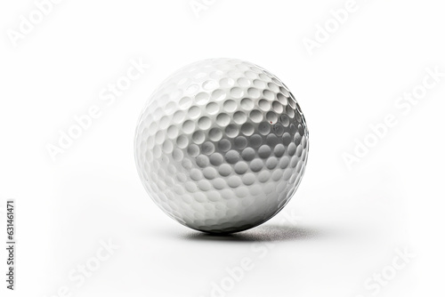 Golf ball isolated on white background. Generative Ai