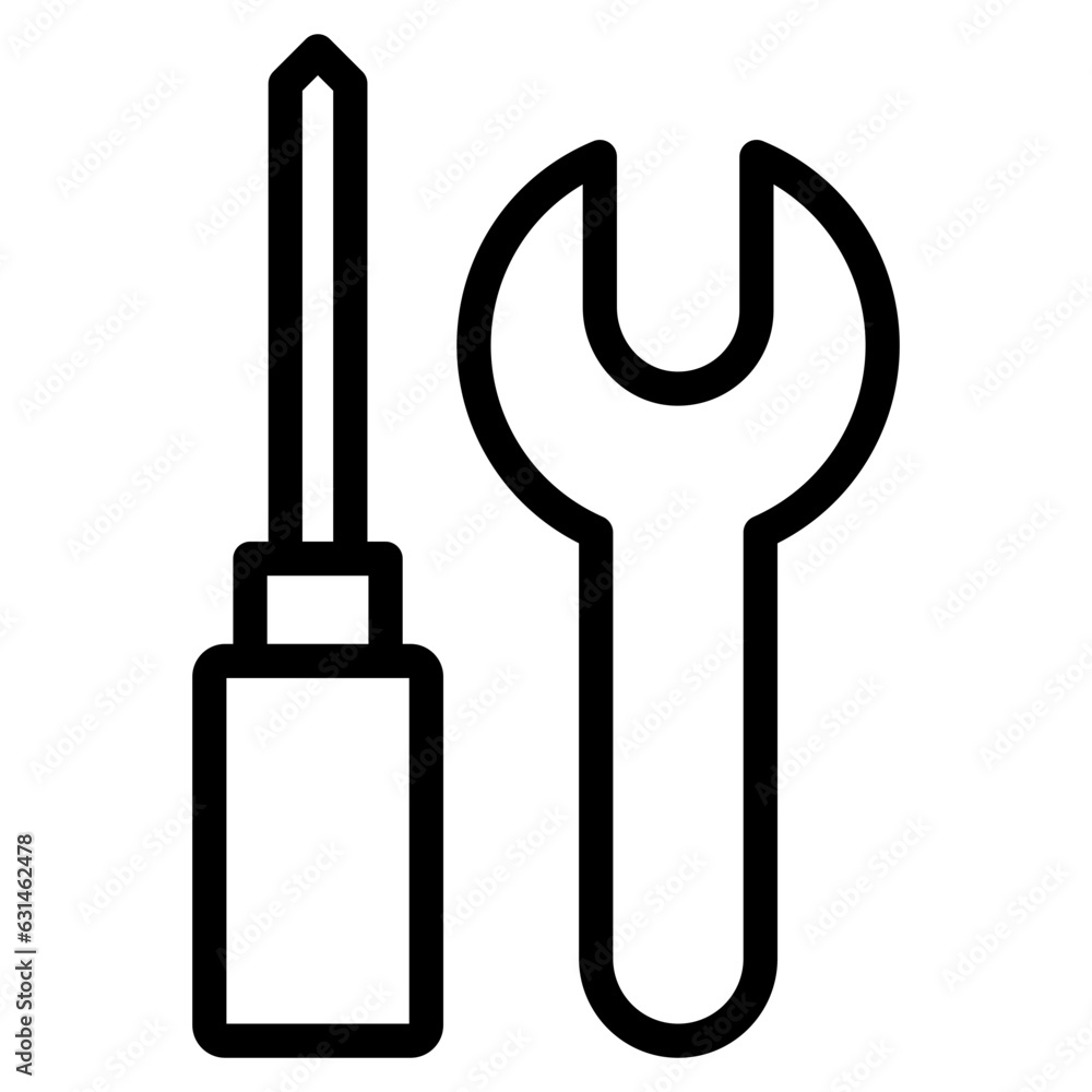 wrench with screwdriver line wrench with screwdriver line