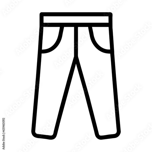 Pants icon vector svg