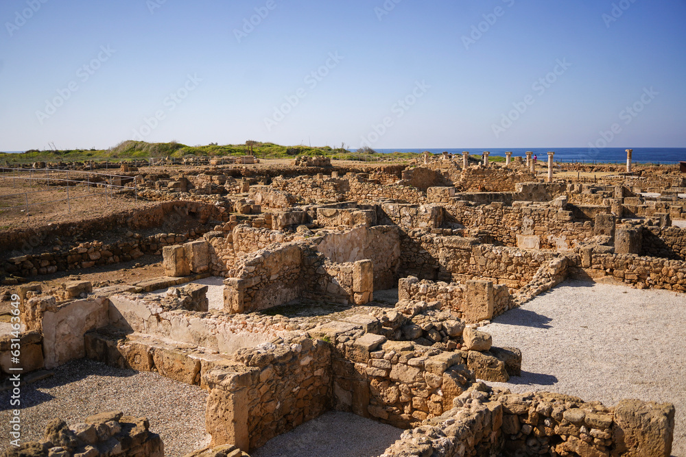 Ancient ruins in Paphos Cyprus