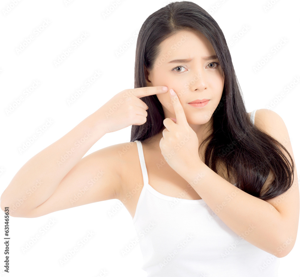 Beauty young asian woman is a acne, zit treatment, problem beautiful face, girl skin care for wrinkle and health concept. Beauty young asian woman is a acne, zit treatment, problem beautiful face, girl skin care for wrinkle and health concept.