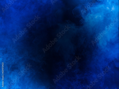 Blue smoke in dark background. Blackhole Texture and desktop picture 