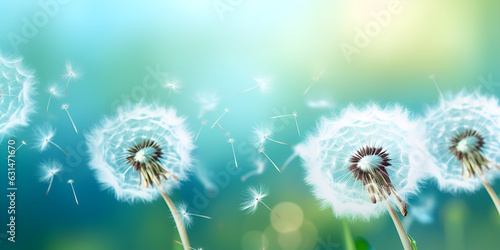 dandelion in the wind Generative Ai
