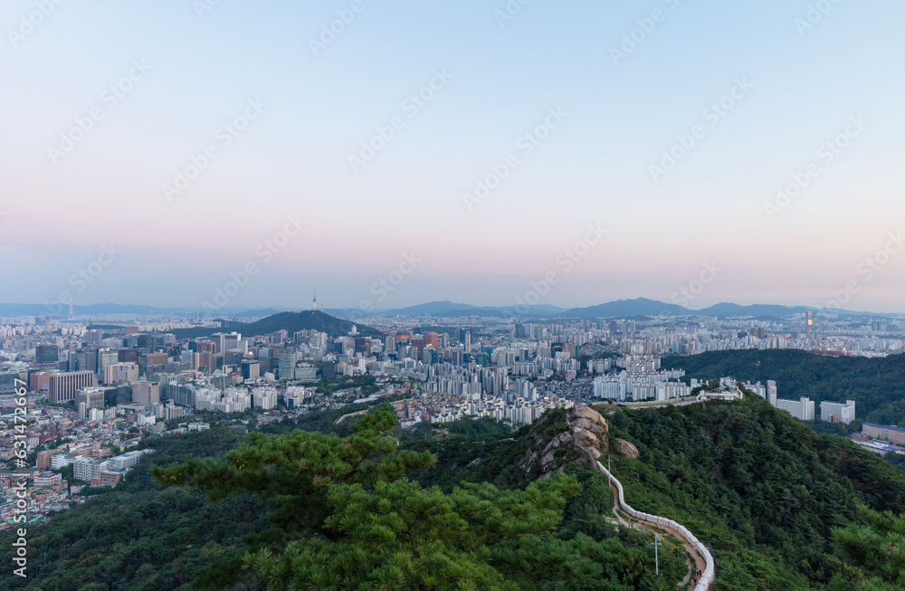 Seoul City skyline South Korea