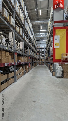 warehouse and storage units.