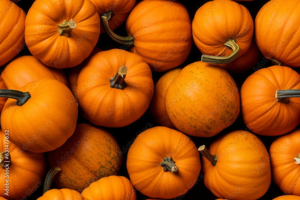 Pumpkins as a harvest background. Halloween concept. Background with selective focus and copy space Pumpkins as a harvest background. Halloween concept. Background with selective focus and copy space