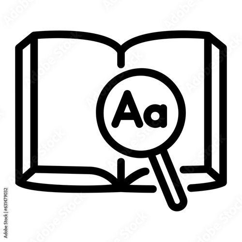 grammar line icon