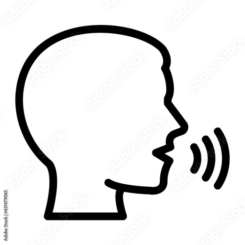 speak line icon