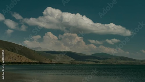 4K.60fps.Fantastic colorful dramatic sky with clouds.Perfect for cinema, background.Timelapse.