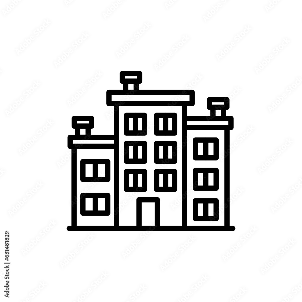 Residential Property icon in vector. Illustration