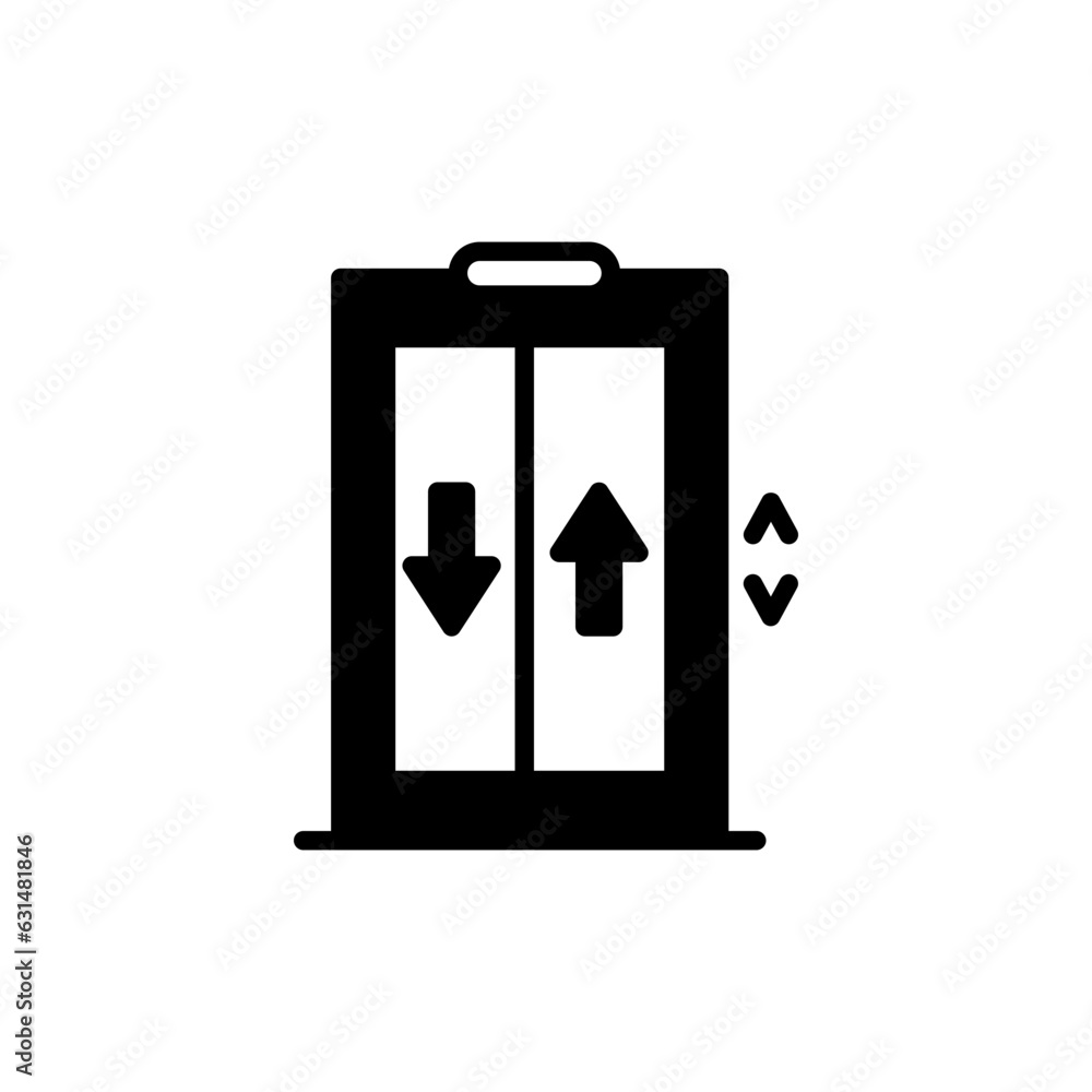 Elevator icon in vector. Illustration Elevator icon in vector. Illustration