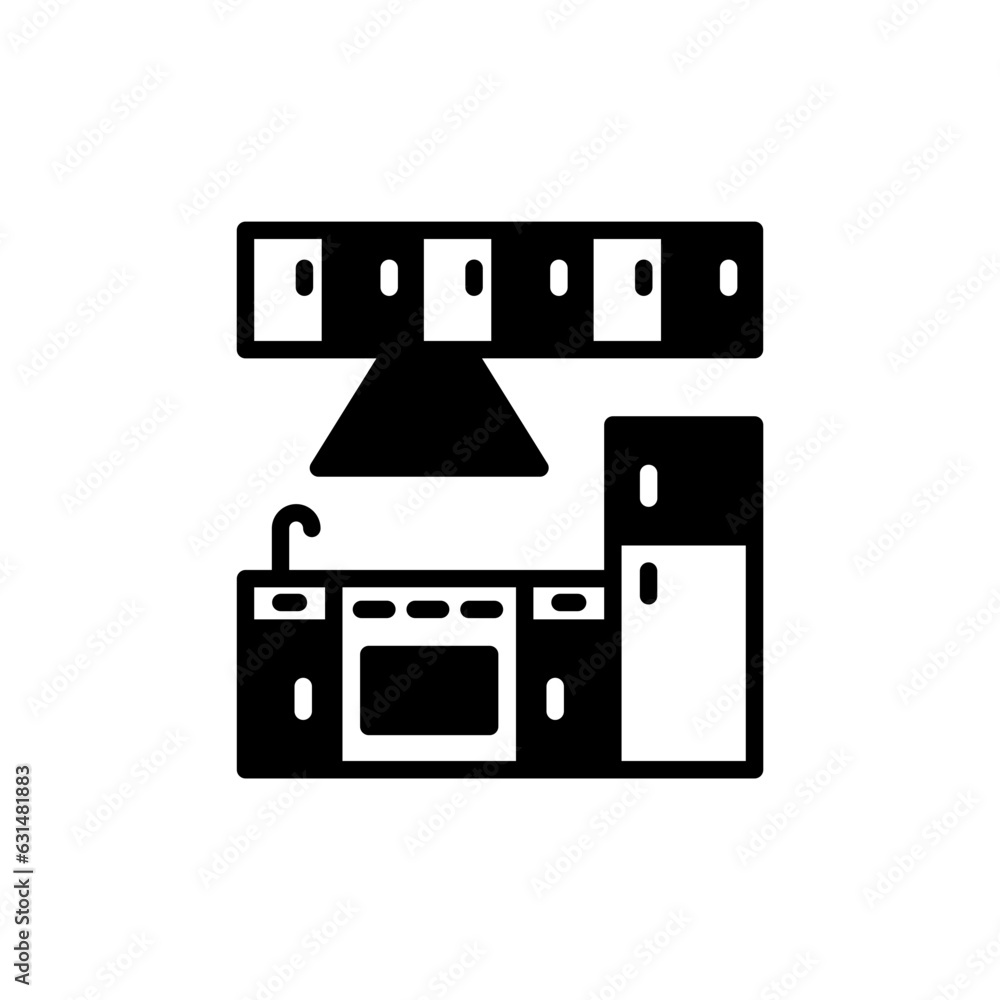 Kitchen icon in vector. Illustration Kitchen icon in vector. Illustration