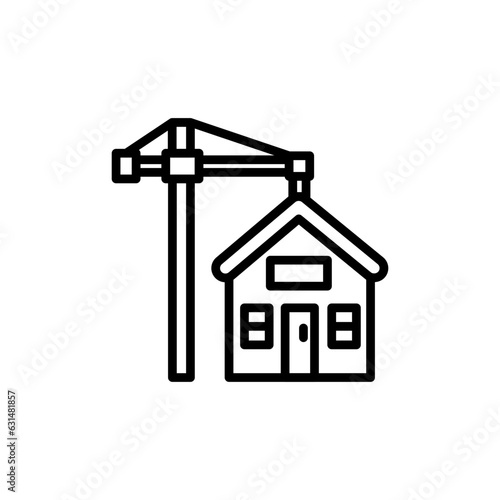 Housing Construction icon in vector. Illustration