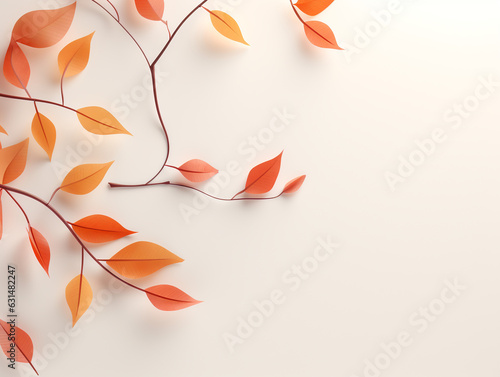Background, wall texture, warm colors, bright leaves