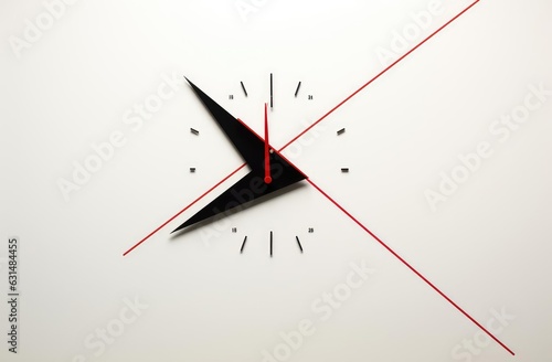 Wall clock with dial