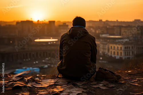 A person exploring the ancient ruins of the Colosseum in Rome, marveling at the grandeur of the amphitheater and imagining the gladiatorial spectacles that once took place there | ACTORS: Person | LOC