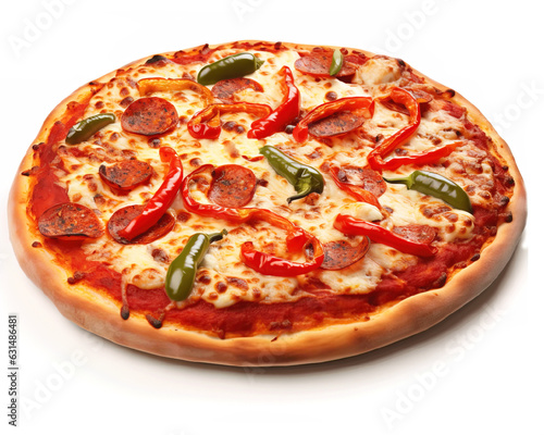 Roasted Red Pepper Rhapsody pizza