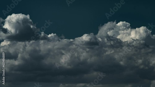 4K.60fps.Fantastic colorful dramatic sky with clouds.Perfect for cinema, background.Timelapse.