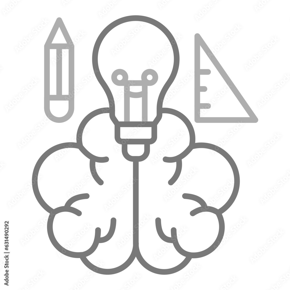 Obraz premium Brainstorming Icon