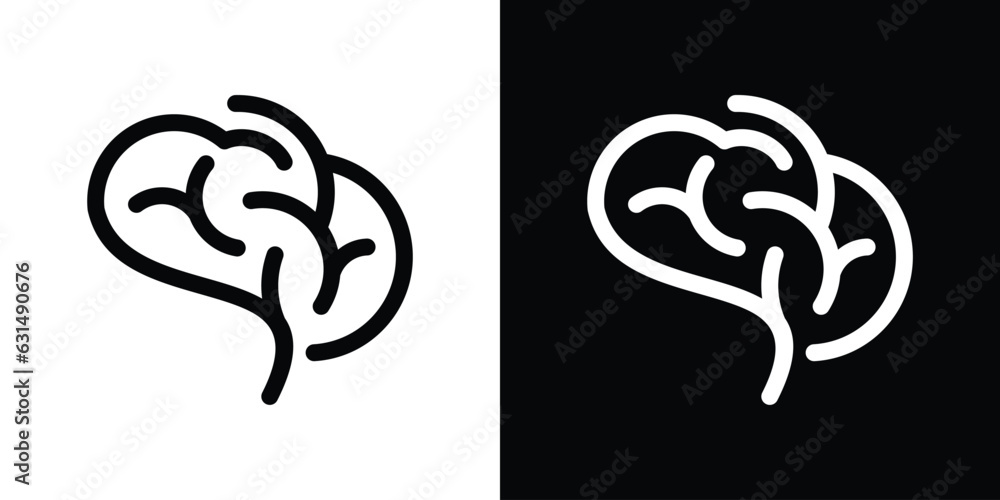 brain element logo design made in line style for intelligence logo brain element logo design made in line style for intelligence logo