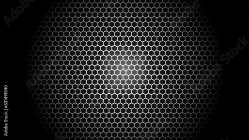 Carbon fiber texture sueface polygon black vector background