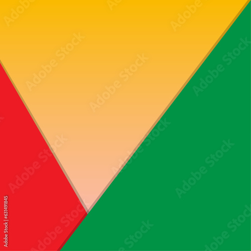 Free Download Yellow green red  triangle vector overlap layer background abstract - GFXLoad