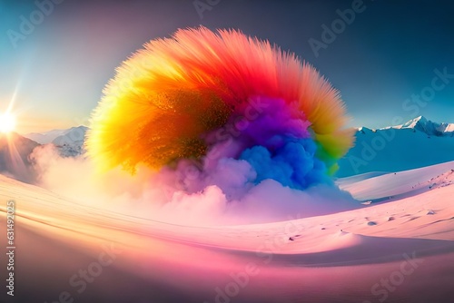 The Rainbow Slide Soaring from Earth to Sky
