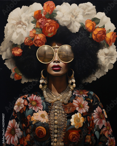 Beautiful Afropunk Woman photo