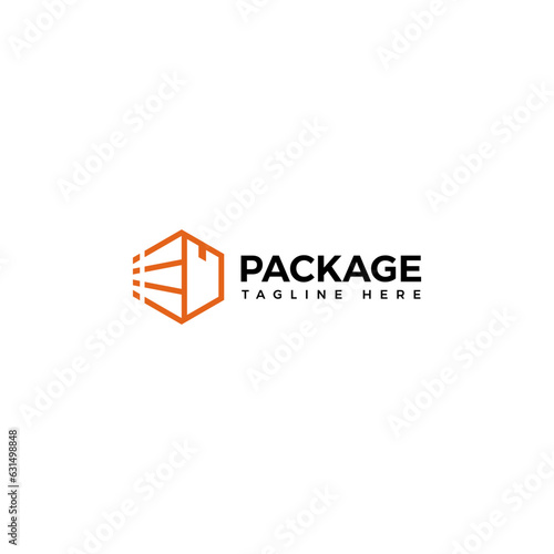 Shipping fast logistics logo. Modern simple symbol design.Vector template