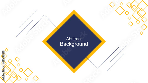 Abstract background with square shapes in white background. Square and line based vector simple design. 