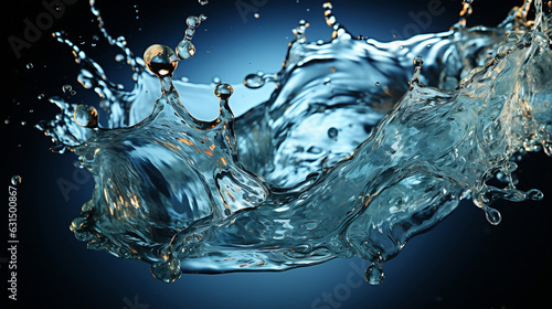 water splash, generative AI