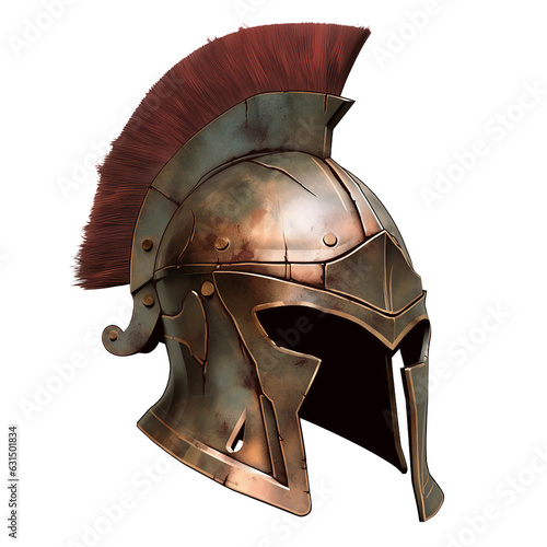 Fototapete A gladiator helmet