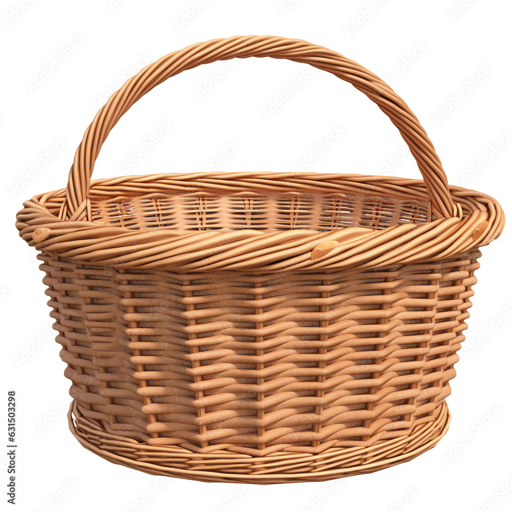 Obraz premium a Wicker hamper