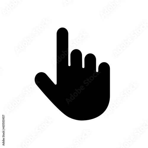 finger, finger pointing - vector icon, touch, touch icon