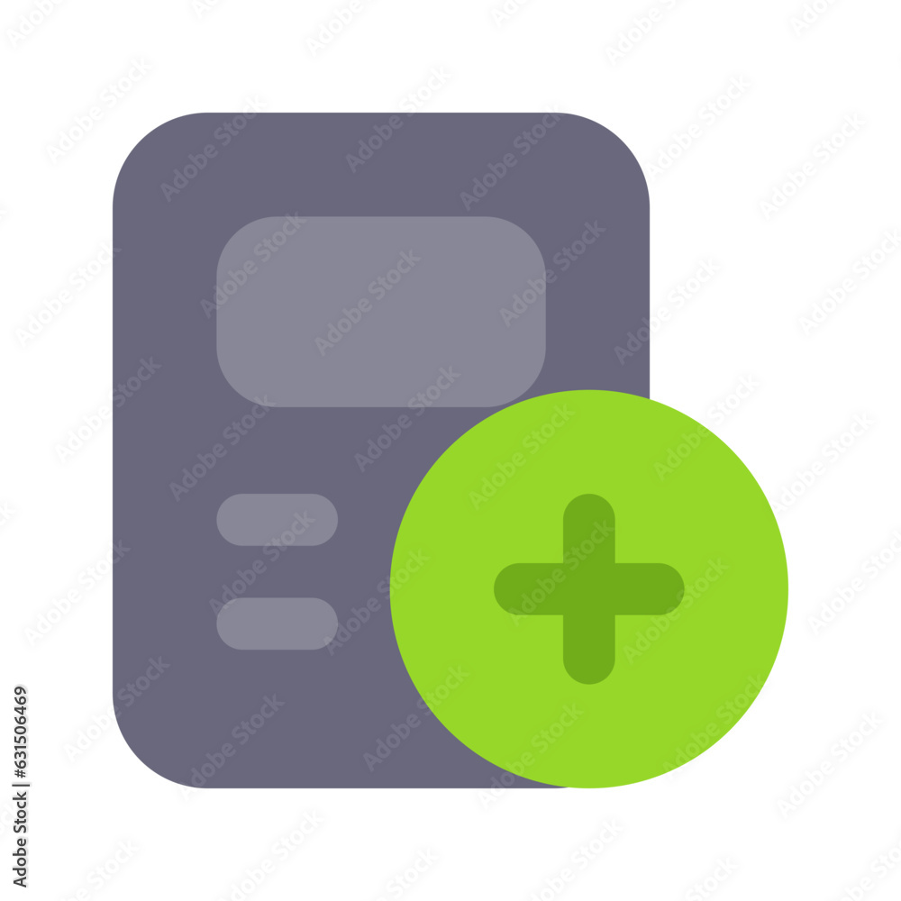 Fototapeta premium calculator flat icon
