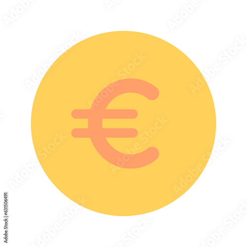 euro flat icon