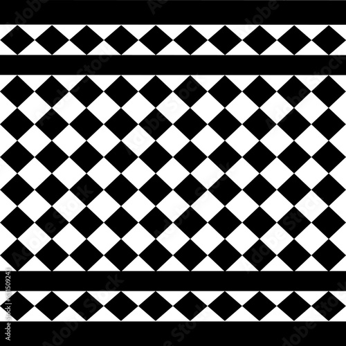 seamless geometric pattern black and white square pattern design