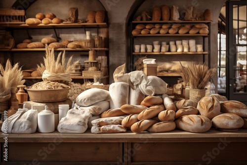 Soft Hues of the Bread and Bakery Products 