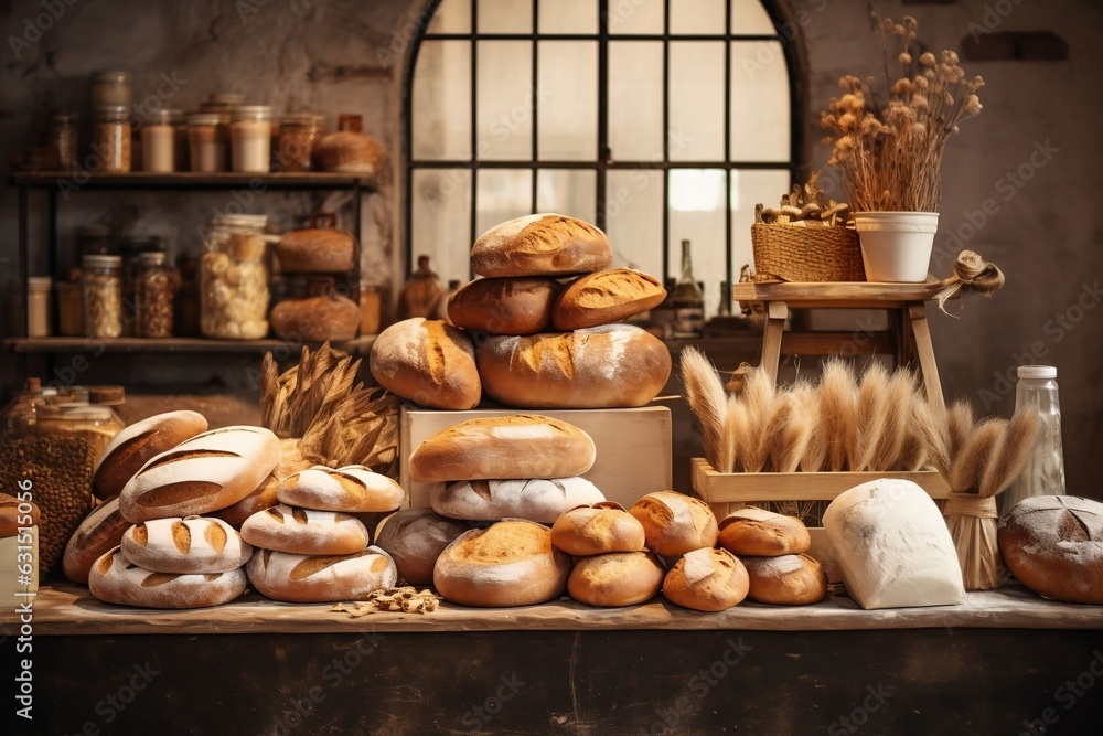 Soft Hues of the Bread and Bakery Products 
