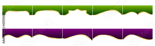 Gold Banner Header